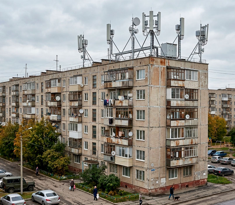 В России почти 1 миллион базовых станций, почти 30% — базовые станции 2G